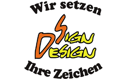 Firmenanzeige Sign Design