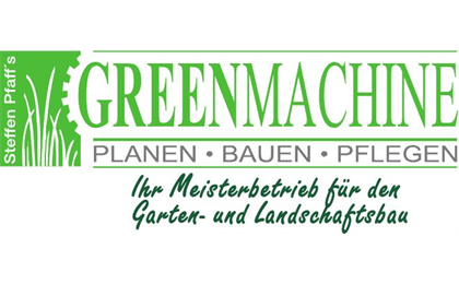 Firmenanzeige Garten und Landschaftsbau Greenmachine, Pfaff Steffen