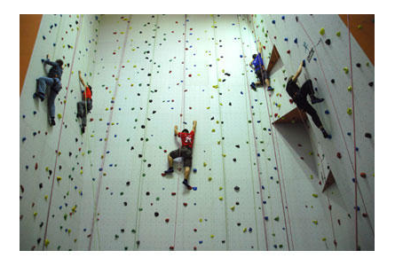 Firmenanzeige Strobel-Mühle Pockau CVJM Kletterhalle Kletterwelt