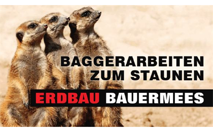 Firmenanzeige Bauermees Erdbau