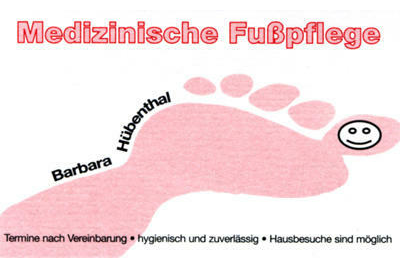 Firmenanzeige Hübenthal Barbara med. Fußpflege
