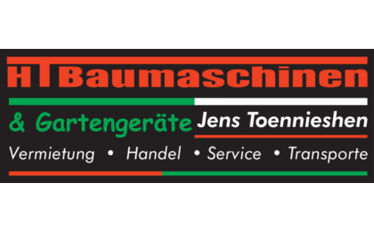 Firmenanzeige HT Baumaschinen Inh. Jens Toennieshen