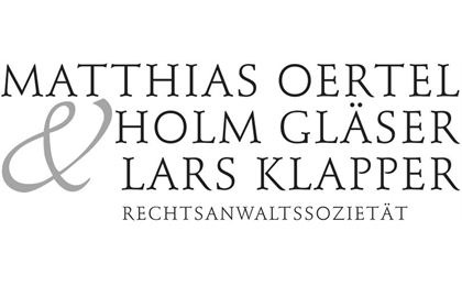 Firmenanzeige Rechtsanwälte Matthias Oertel, Holm Gläser & Lars Klapper