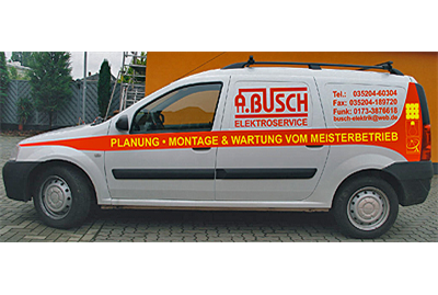 Firmenanzeige Elektromeister Arno Busch