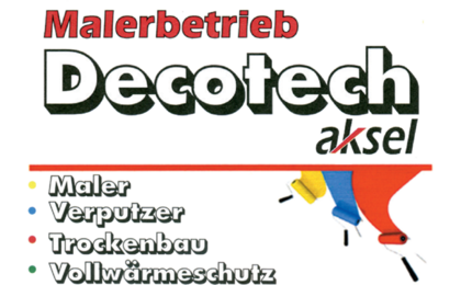Firmenanzeige Malerbetrieb Decotech