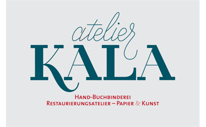 Firmenanzeige Buchbinderei - Restaurierung Buch Papier - atelier KALA
