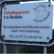 Ärztlich geprüfte Fußpflege Ute Rediske - LOGO