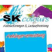 Anhängervermietung - Anhängerverkauf - Autolackierungen - Lackaufbereitung SK COLOURS SVEN KÜFFNER - LOGO