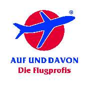 AUF UND DAVON - Die Flugprofis - LOGO
