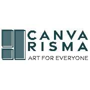 Canvarisma - Kunst für jedermann - Name und Slogan neben dem Logo