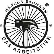 Das Arbeitstier Markus Baumann Terrassenbauer Balkonterrassen WPC Montagen Bodenleger Klick Vinyl - LOGO