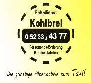 Logo - Fahrdienst Kohlbrei