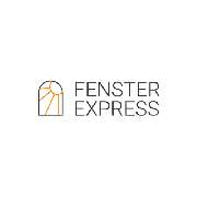 Fenster-Expresslieferung - Das Logo von Fenster Express ist minimalistisch und modern gestaltet und zeigt ein Icon, das an einen stilisierten Fensterrahmen mit orangenen Sonnenstrahlen erinnert. Das Design vermittelt ein Gefühl von Licht, Transparenz und 