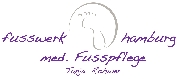 Logo - Fusswerk Hamburg Tanja Rohwer med. Fußpflege