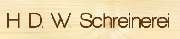 Logo - H. D. W. Schreinerei