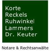 Korte, Reckels, Ruhwinkel , Lammer & Dr. Keuter Rechtsanwälte u. Notare - LOGO