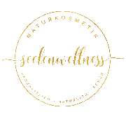 Kosmetikstudio München Maxvorstadt » Naturkosmetikstudio Seelenwellness - Goldenes Logo von Seelenwellness München für ganzheitliche Naturkosmetik – elegant, hochwertig und feminin gestaltet.