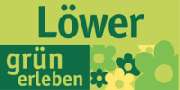 Löwer grün erleben Blumen - LOGO