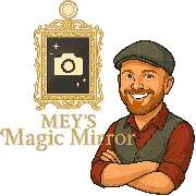 Mey's Magic Mirror Fotospiegel | Premium Fotobox Rosenheim & München - LOGO