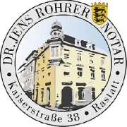 Notar Dr. Jens Rohrer - LOGO
