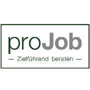 proJob Personal- und Unternehmensberatung GmbH - Das Logo der proJob Personalberatung aus Köln zeigt den Firmennamen „proJob“ in einer modernen, zweifarbigen Gestaltung: „pro“ in Dunkelgrün und „Job“ in Grau. Darunter steht der Claim „Zielführend beraten“