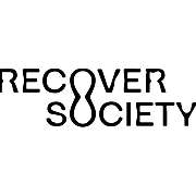 Recover Society - Longevity & Bio Hacking Center Frankfurt - Recover Society Logo mit Sanduhr-Symbol in der Mitte