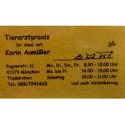 Tierarztpraxis Dr. Aumüller - Logo, Visitenkarte
