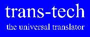Logo - trans-tech translations