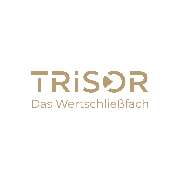 Trisor Köln - Trisor - Das Wertschließfach in golden Buchstaben auf weißen Hintergrund