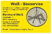 Logo - Weiß - Bauservice / Weiß - Immobilien