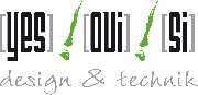 Logo - [YES] ! [OUI] ! [SI] design & technik