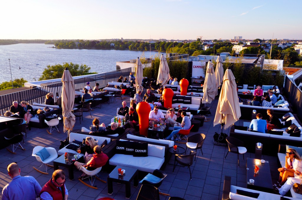 Rooftop Bar Campari Lounge Hamburg